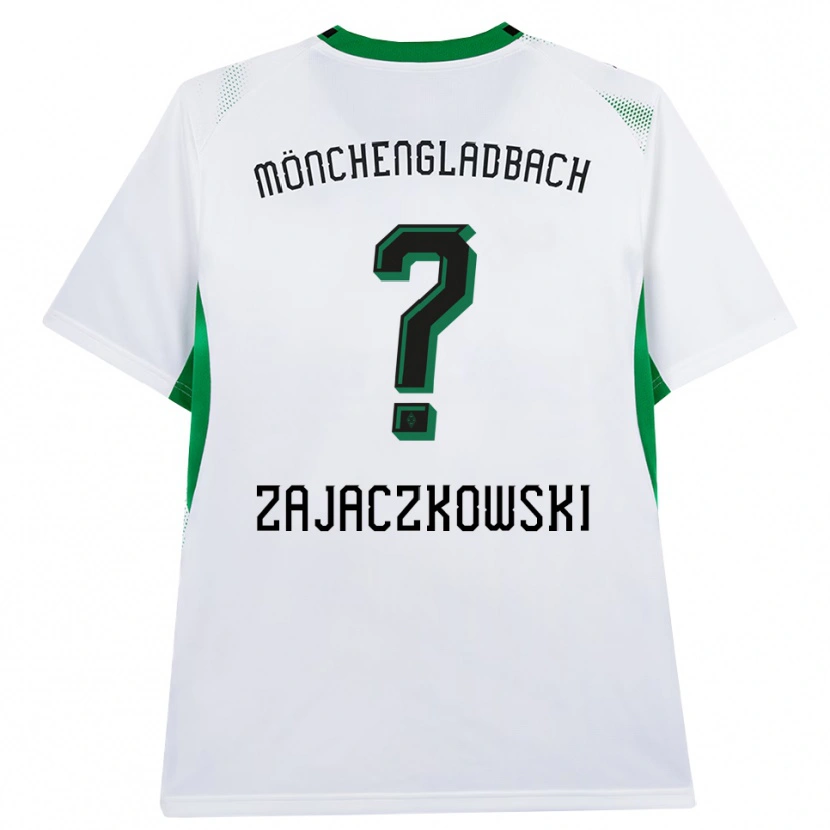 Danxen Homme Maillot Vincent Zajaczkowski #0 Blanc Noir Vert Tenues Domicile 2026/27 T-Shirt