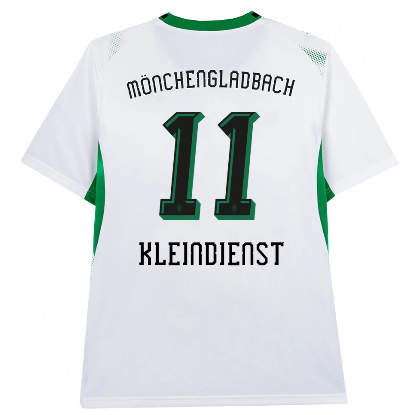 Danxen Homme Maillot Tim Kleindienst #11 Blanc Noir Vert Tenues Domicile 2026/27 T-Shirt