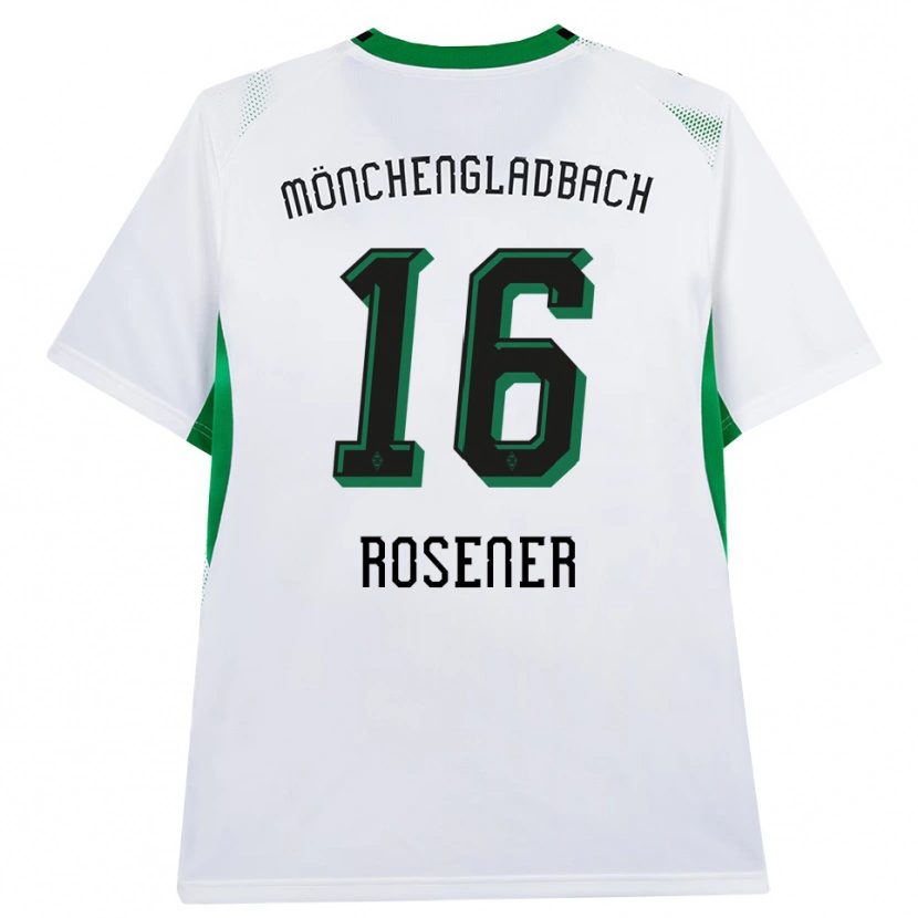 Danxen Homme Maillot Chiara Rösener #16 Blanc Noir Vert Tenues Domicile 2026/27 T-Shirt
