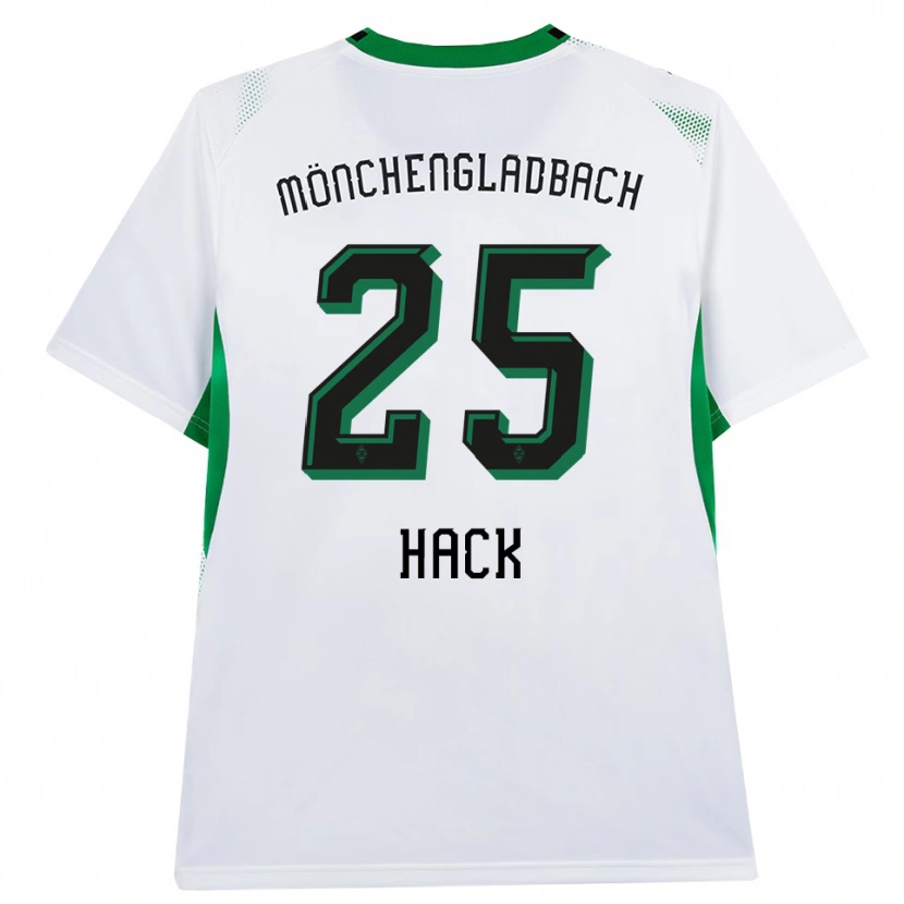 Danxen Homme Maillot Robin Hack #25 Blanc Noir Vert Tenues Domicile 2026/27 T-Shirt