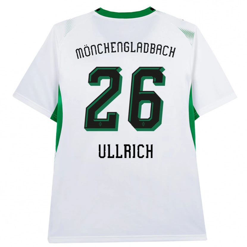 Danxen Homme Maillot Lukas Ullrich #26 Blanc Noir Vert Tenues Domicile 2026/27 T-Shirt