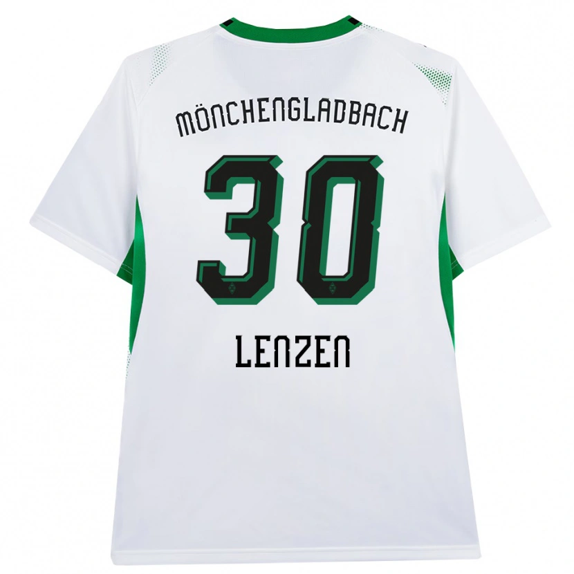 Danxen Homme Maillot Hannah Lenzen #30 Blanc Noir Vert Tenues Domicile 2026/27 T-Shirt