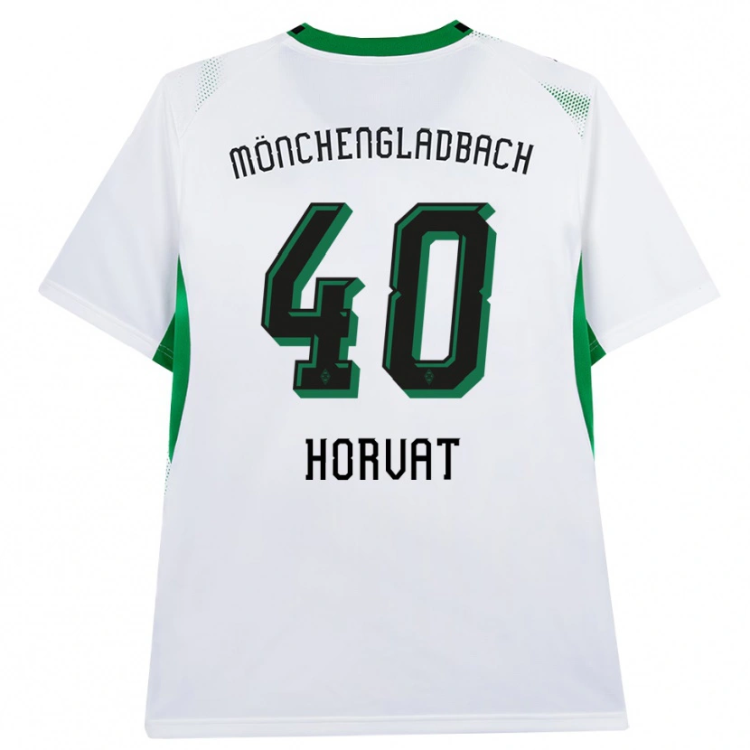 Danxen Homme Maillot Niko Horvat #40 Blanc Noir Vert Tenues Domicile 2026/27 T-Shirt