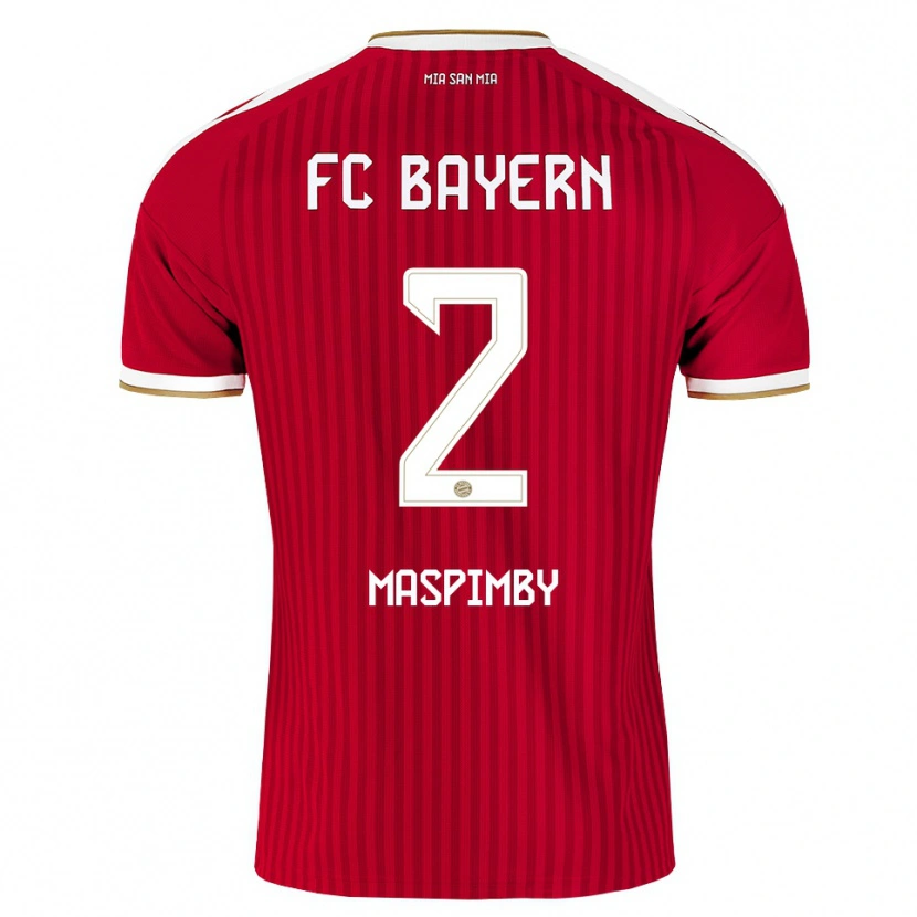 Danxen Homme Maillot Thibault Maspimby #2 Rouge Blanc Bleu Tenues Domicile 2026/27 T-Shirt