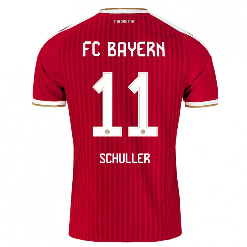 Danxen Homme Maillot Lea Schuller #11 Rouge Blanc Bleu Tenues Domicile 2026/27 T-Shirt