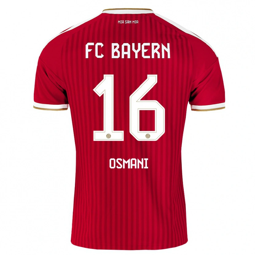 Danxen Homme Maillot Erblin Osmani #16 Rouge Blanc Bleu Tenues Domicile 2026/27 T-Shirt