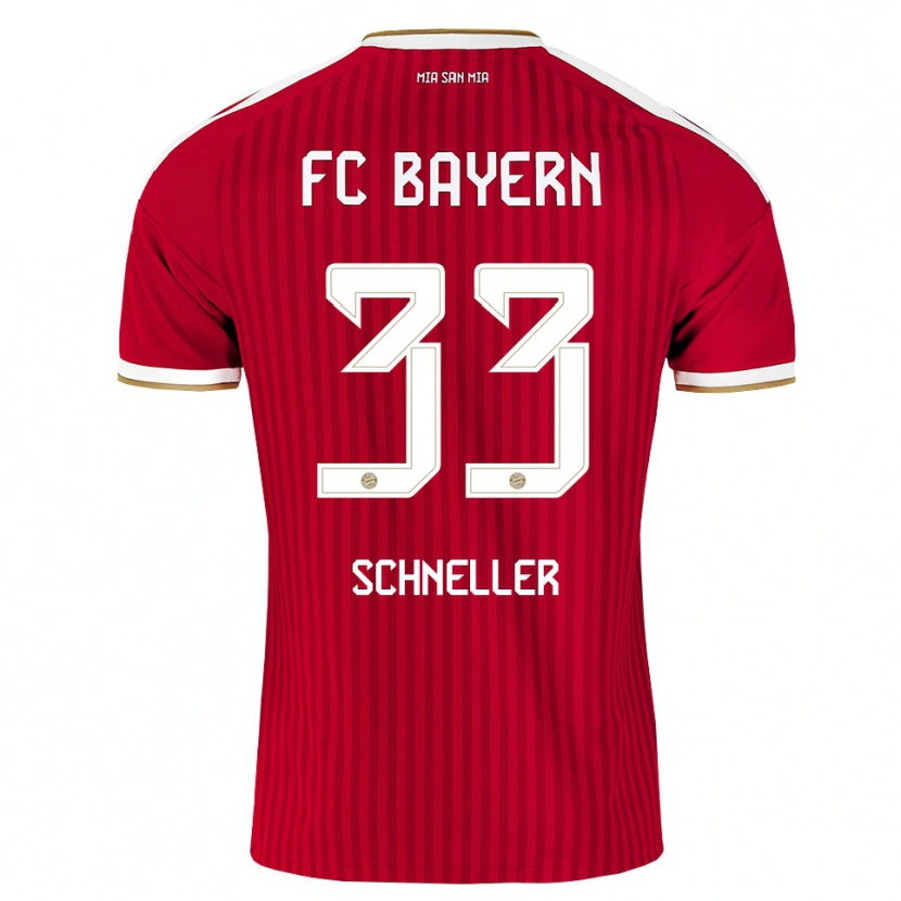 Danxen Homme Maillot Lukas Schneller #33 Rouge Blanc Bleu Tenues Domicile 2026/27 T-Shirt