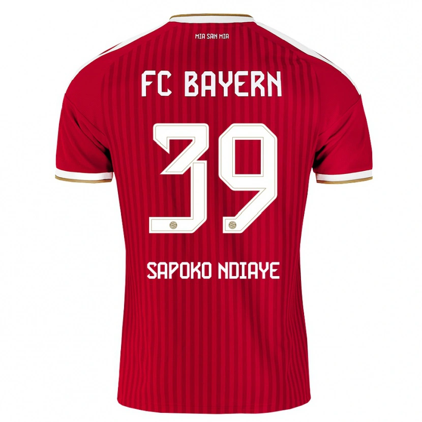 Danxen Homme Maillot Bara Sapoko Ndiaye #39 Rouge Blanc Bleu Tenues Domicile 2026/27 T-Shirt