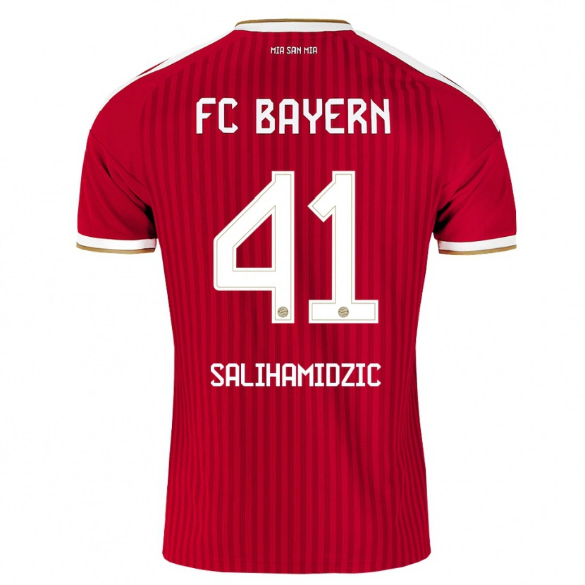 Danxen Homme Maillot Nick Salihamidzic #41 Rouge Blanc Bleu Tenues Domicile 2026/27 T-Shirt