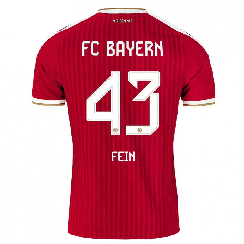 Danxen Homme Maillot Adrian Fein #43 Rouge Blanc Bleu Tenues Domicile 2026/27 T-Shirt