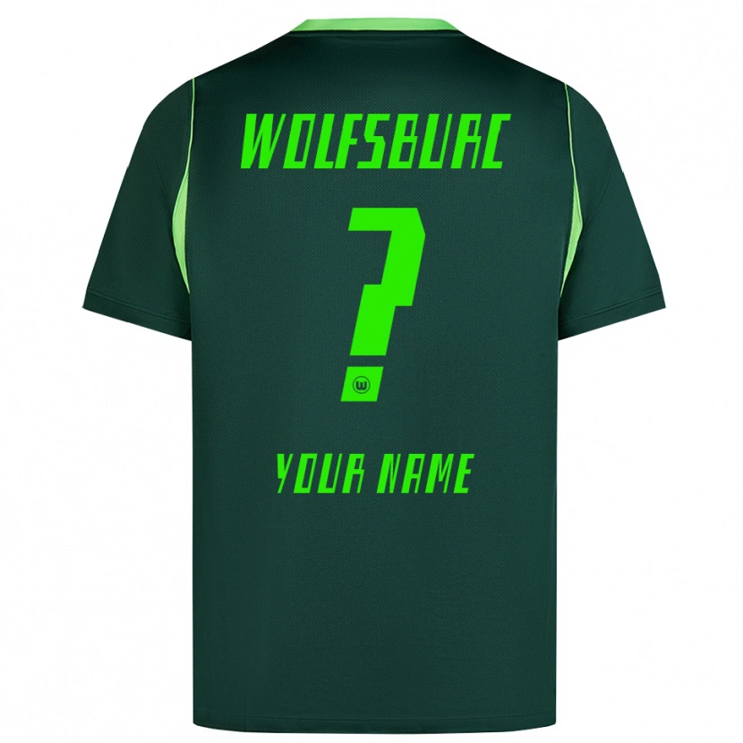 Danxen Homme Maillot Votre Nom #0 Vert Foncé Blanc Tenues Domicile 2026/27 T-Shirt
