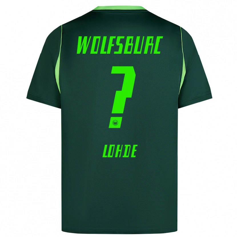 Danxen Homme Maillot Sven Lohde #0 Vert Foncé Blanc Tenues Domicile 2026/27 T-Shirt