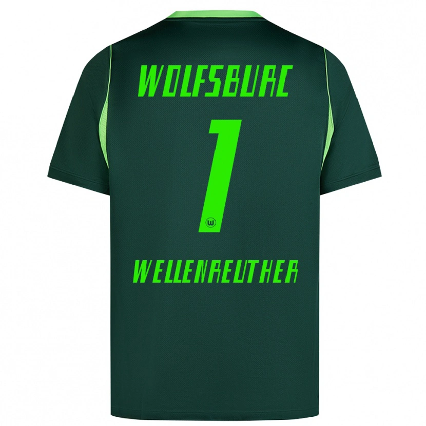 Danxen Homme Maillot Timon Wellenreuther #1 Vert Foncé Blanc Tenues Domicile 2026/27 T-Shirt