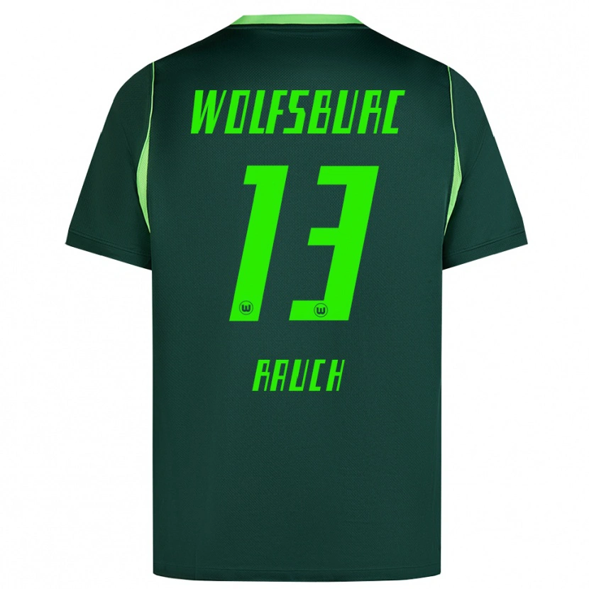 Danxen Homme Maillot Felicitas Rauch #13 Vert Foncé Blanc Tenues Domicile 2026/27 T-Shirt