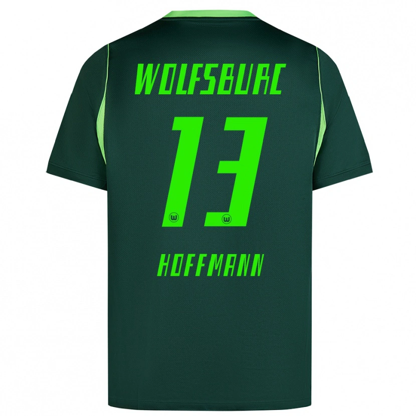Danxen Homme Maillot Nils Hoffmann #13 Vert Foncé Blanc Tenues Domicile 2026/27 T-Shirt