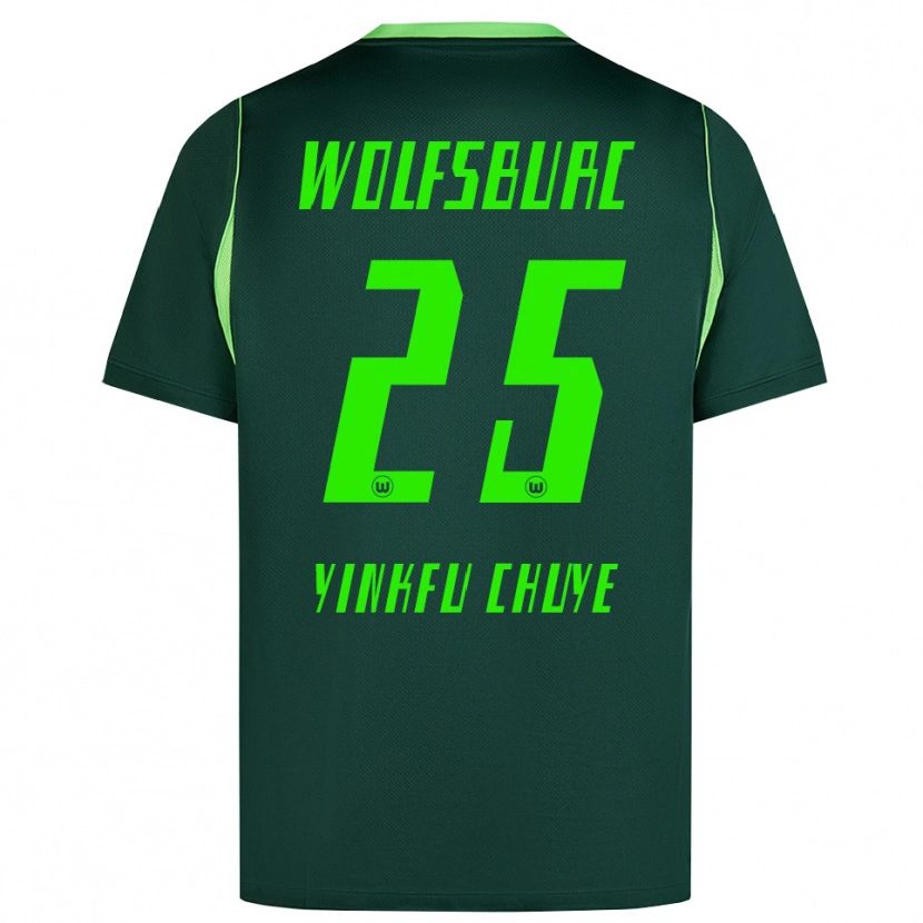 Danxen Homme Maillot Miguel Yinkfu Chuye #25 Vert Foncé Blanc Tenues Domicile 2026/27 T-Shirt