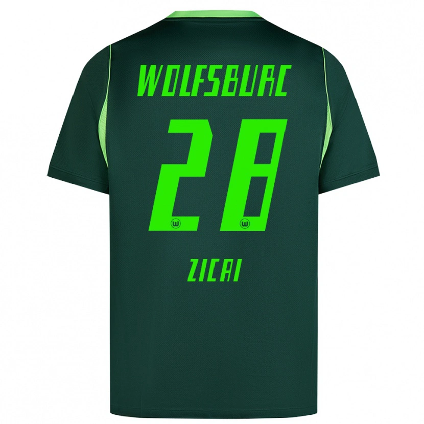 Danxen Homme Maillot Cora Zicai #28 Vert Foncé Blanc Tenues Domicile 2026/27 T-Shirt