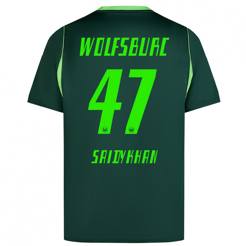Danxen Homme Maillot Ibrahim Saidykhan #47 Vert Foncé Blanc Tenues Domicile 2026/27 T-Shirt
