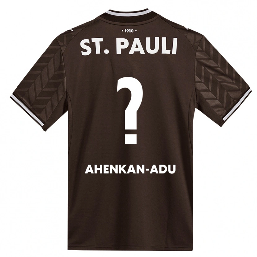 Danxen Homme Maillot Calvin Ahenkan-Adu #0 Café Blanc Tenues Domicile 2026/27 T-Shirt