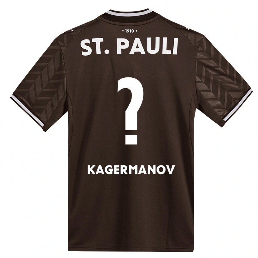 Danxen Homme Maillot Muslim Kagermanov #0 Café Blanc Tenues Domicile 2026/27 T-Shirt