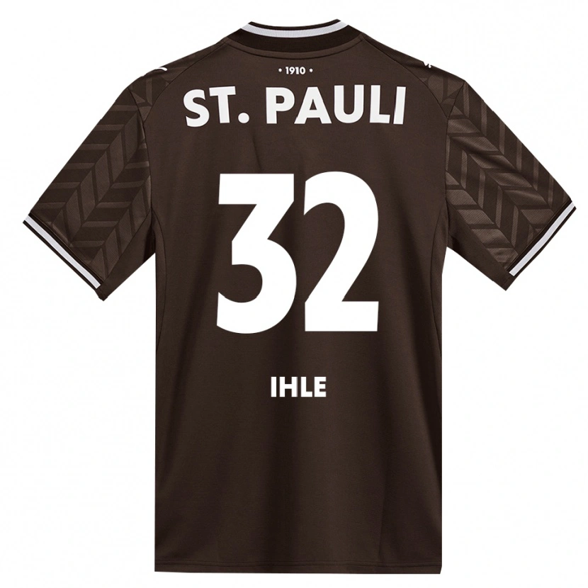Danxen Homme Maillot Friederike Ihle #32 Café Blanc Tenues Domicile 2026/27 T-Shirt