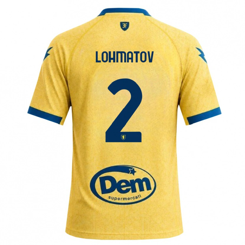Danxen Homme Maillot Aleksandr Lohmatov #2 Kaki Noir Bleu Tenues Domicile 2026/27 T-Shirt