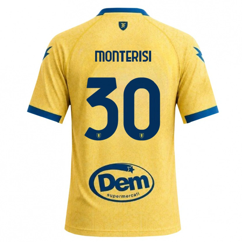 Danxen Homme Maillot Ilario Monterisi #30 Kaki Noir Bleu Tenues Domicile 2026/27 T-Shirt