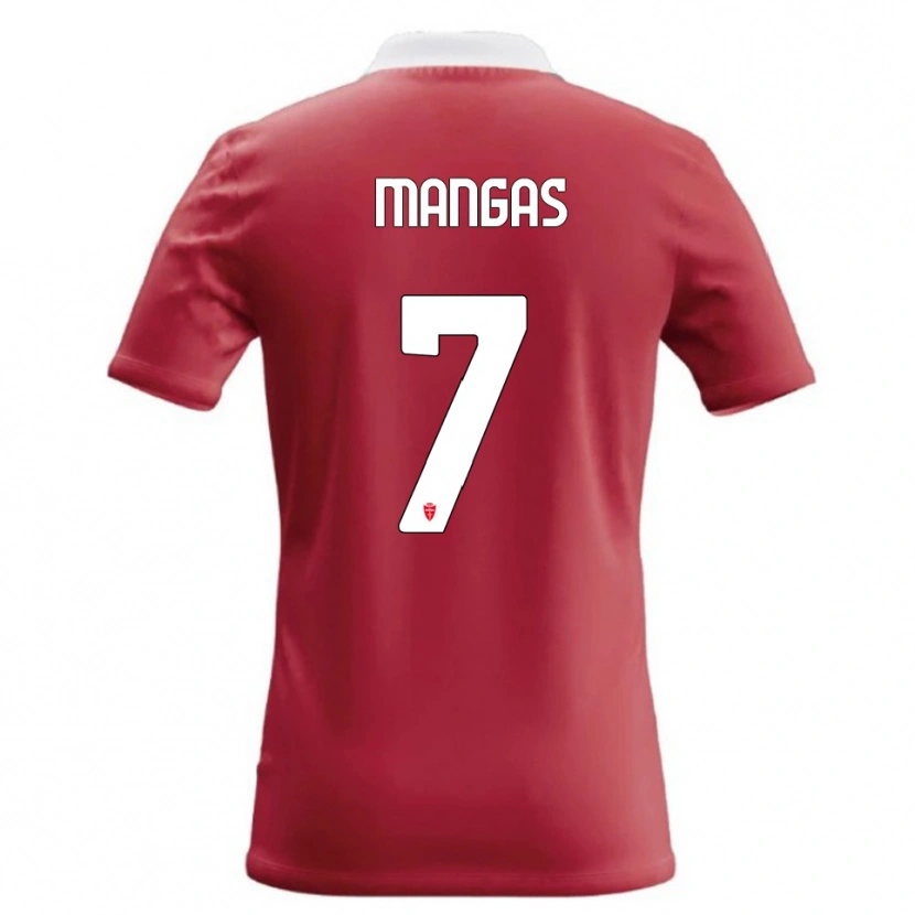 Danxen Homme Maillot Ricardo Mangas #7 Rouge Blanc Tenues Domicile 2026/27 T-Shirt