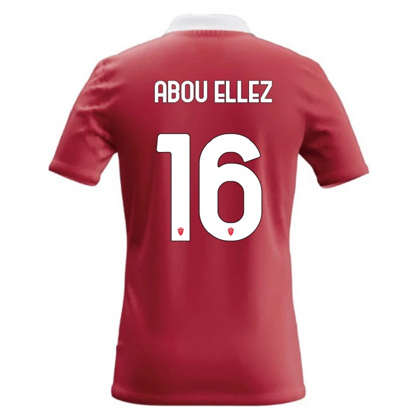 Danxen Homme Maillot Amir Abou Elezz #16 Rouge Blanc Tenues Domicile 2026/27 T-Shirt