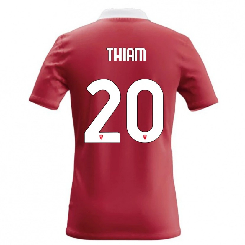 Danxen Homme Maillot Demba Thiam #20 Rouge Blanc Tenues Domicile 2026/27 T-Shirt