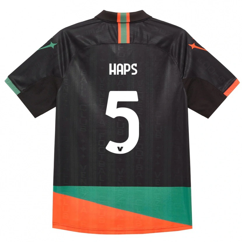 Danxen Homme Maillot Ridgeciano Haps #5 Noir Orange Vert Tenues Domicile 2026/27 T-Shirt