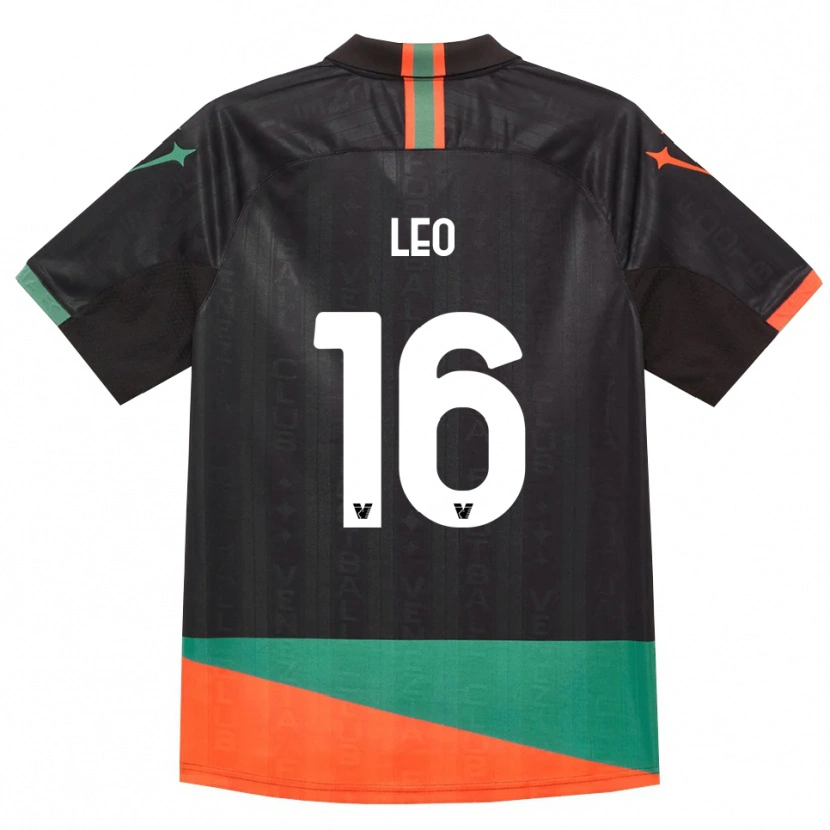 Danxen Homme Maillot Andrea Leo #16 Noir Orange Vert Tenues Domicile 2026/27 T-Shirt