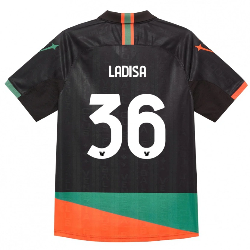 Danxen Homme Maillot Marco Ladisa #36 Noir Orange Vert Tenues Domicile 2026/27 T-Shirt