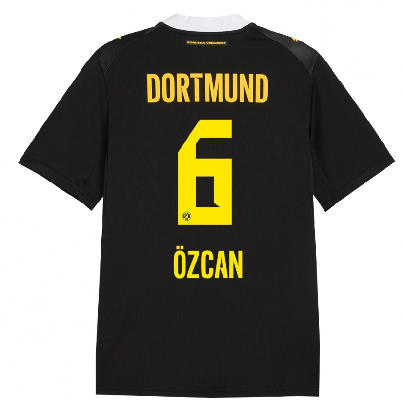 Danxen Homme Maillot Salih Ozcan #6 Noir Rouge Jaune Tenues Extérieur 2026/27 T-Shirt