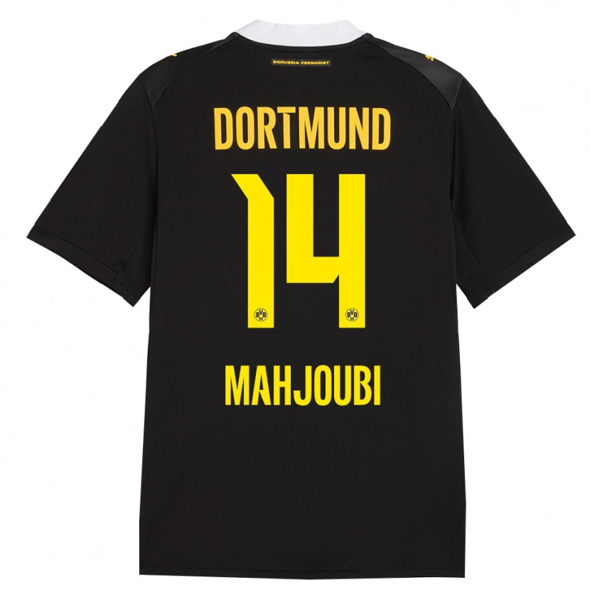 Danxen Homme Maillot Anas Mahjoubi #14 Noir Rouge Jaune Tenues Extérieur 2026/27 T-Shirt