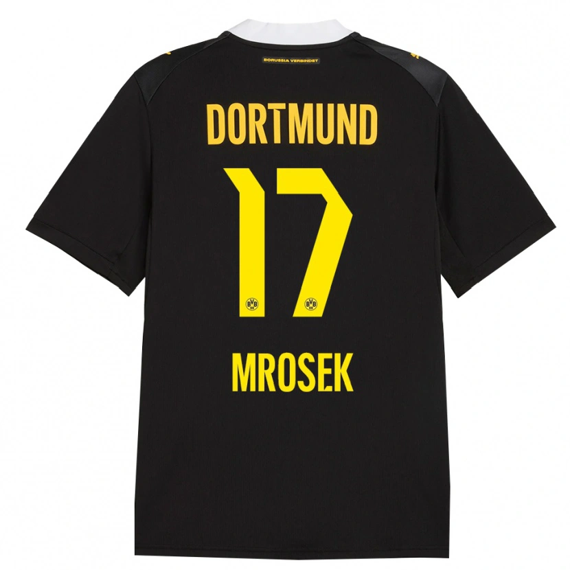 Danxen Homme Maillot Noah Mrosek #17 Noir Rouge Jaune Tenues Extérieur 2026/27 T-Shirt