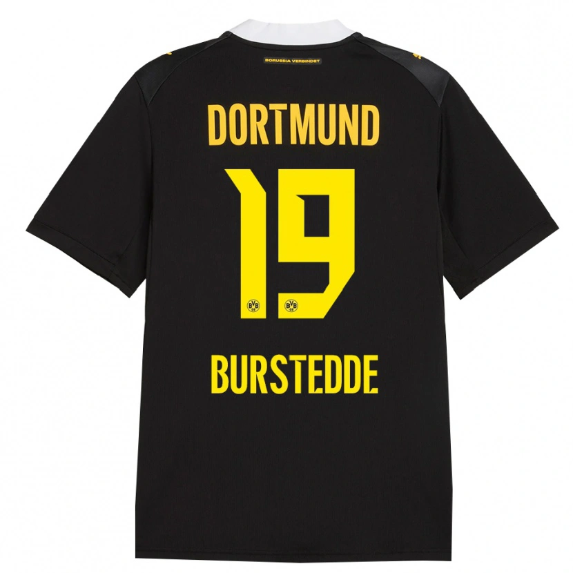 Danxen Homme Maillot Joshua Burstedde #19 Noir Rouge Jaune Tenues Extérieur 2026/27 T-Shirt