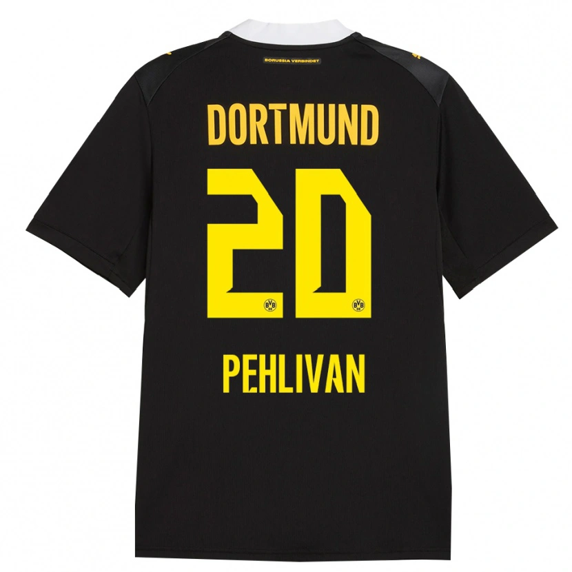 Danxen Homme Maillot Miran Pehlivan #20 Noir Rouge Jaune Tenues Extérieur 2026/27 T-Shirt
