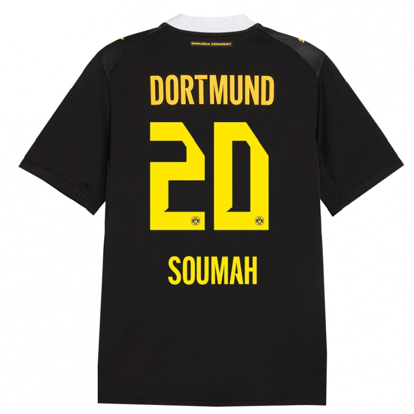 Danxen Homme Maillot Moussa Soumah #20 Noir Rouge Jaune Tenues Extérieur 2026/27 T-Shirt