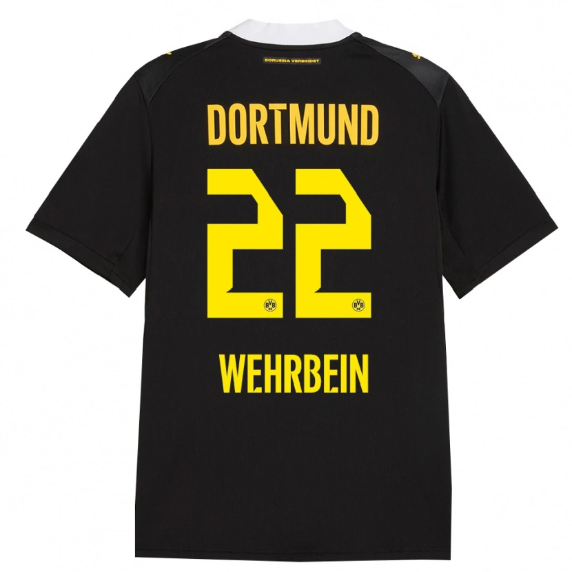 Danxen Homme Maillot Jan-Mattis Wehrbein #22 Noir Rouge Jaune Tenues Extérieur 2026/27 T-Shirt