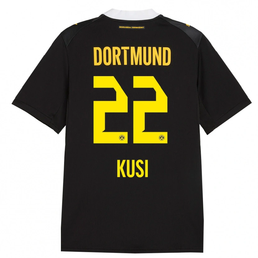 Danxen Homme Maillot Jayden Kusi #22 Noir Rouge Jaune Tenues Extérieur 2026/27 T-Shirt