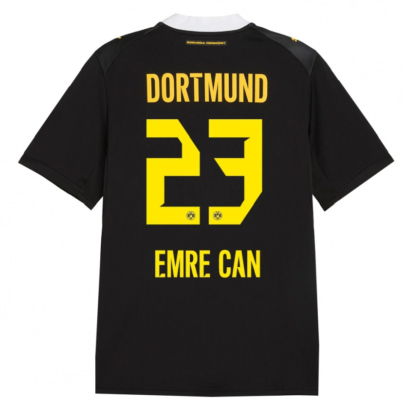 Danxen Homme Maillot Emre Can #23 Noir Rouge Jaune Tenues Extérieur 2026/27 T-Shirt
