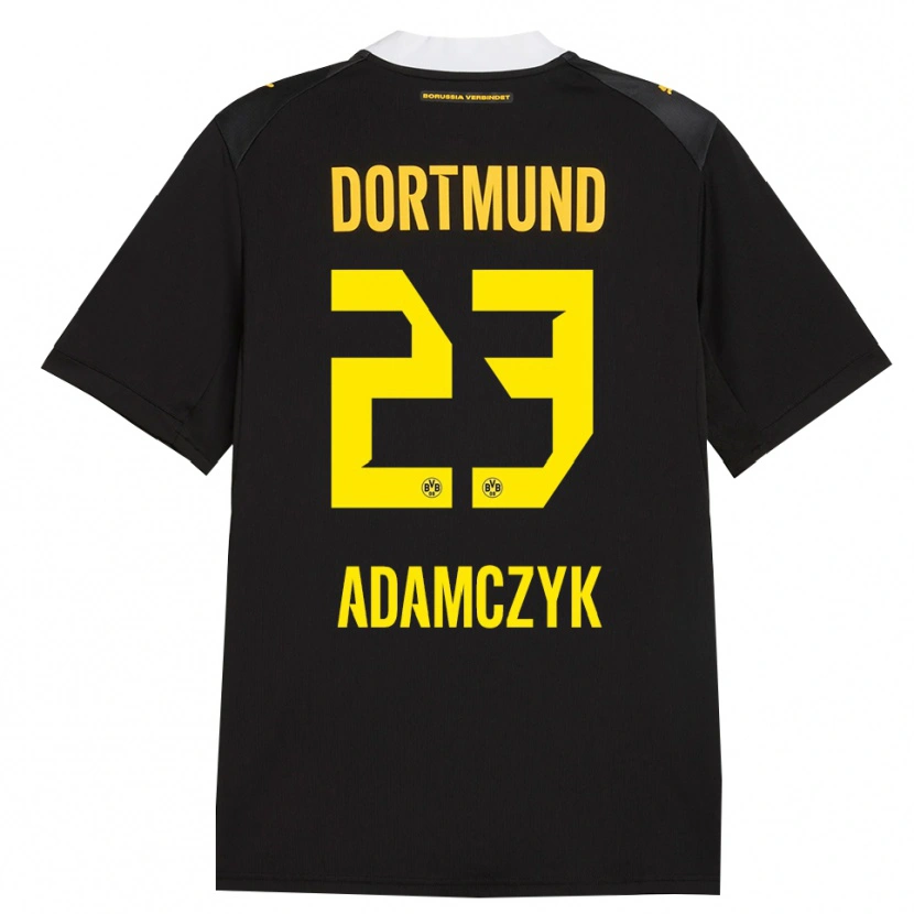 Danxen Homme Maillot Nico Adamczyk #23 Noir Rouge Jaune Tenues Extérieur 2026/27 T-Shirt