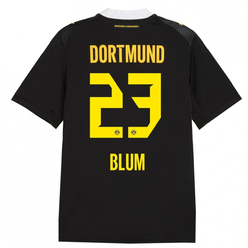 Danxen Homme Maillot Caroline Blum #23 Noir Rouge Jaune Tenues Extérieur 2026/27 T-Shirt