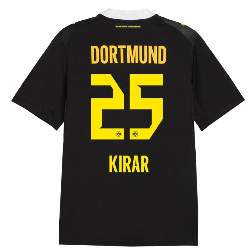 Danxen Homme Maillot Emre Kirar #25 Noir Rouge Jaune Tenues Extérieur 2026/27 T-Shirt