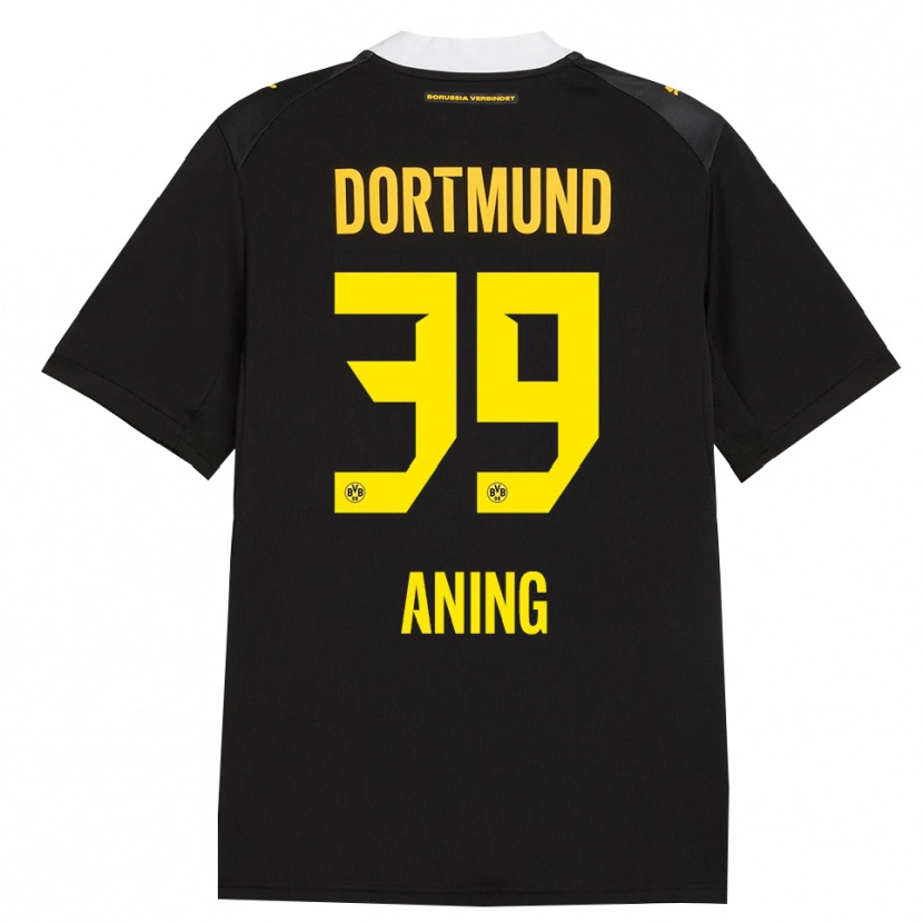 Danxen Homme Maillot Prince Aning #39 Noir Rouge Jaune Tenues Extérieur 2026/27 T-Shirt