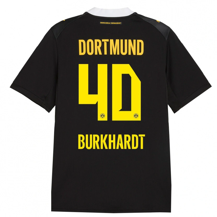 Danxen Homme Maillot Till Burkhardt #40 Noir Rouge Jaune Tenues Extérieur 2026/27 T-Shirt