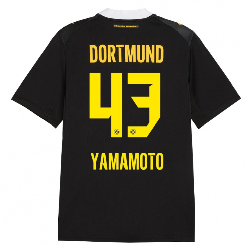 Danxen Homme Maillot Takato Yamamoto #43 Noir Rouge Jaune Tenues Extérieur 2026/27 T-Shirt