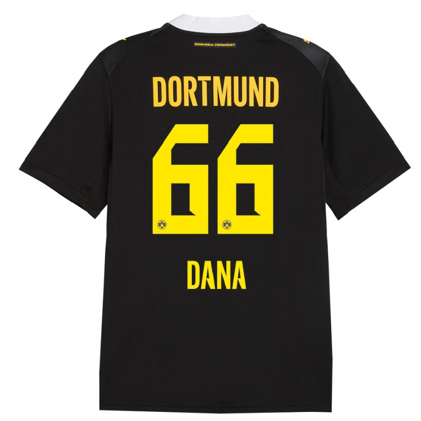 Danxen Homme Maillot Bleckmann Dana #66 Noir Rouge Jaune Tenues Extérieur 2026/27 T-Shirt