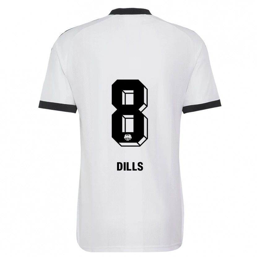 Danxen Homme Maillot Marvin Dills #8 Noir Blanc Tenues Extérieur 2026/27 T-Shirt